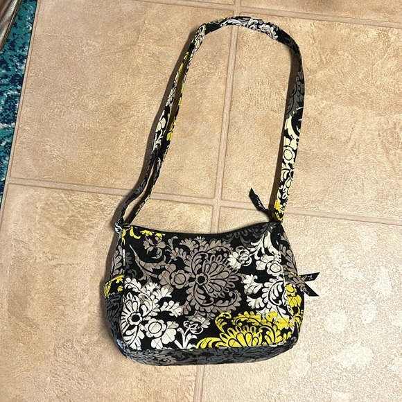 Vera Bradley Black and Yellow Floral Bag Set - Picture 3 of 5